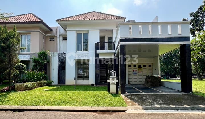 Depan Taman! Sangat Sejuk! Cluster Alba Hanya 1 Menit Dari Toll! Kawasan Terbaik Untuk Tinggal Berada Di Town Center Alam Sutera