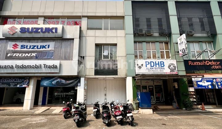 1 Menit Dari Toll! Ruko Jalur Sutera! Hadap Jalan Boulevar Terbesar Di Alam Sutera! Dekat Mall Dekat Kampus Super Strategis Kawasan Sudah Ramai