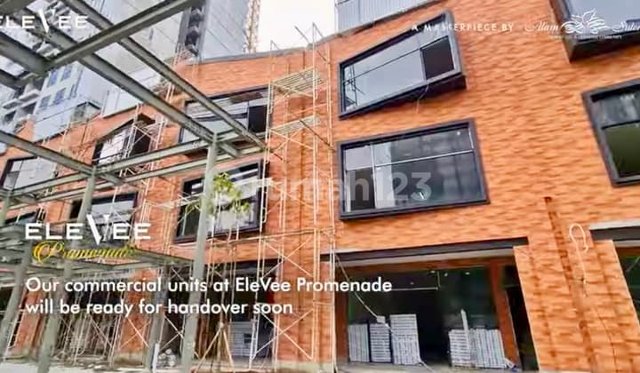 Rare Item! Ruko Elevee Promenade! Ruko Baru di Kawasan Bisnis dan Apartemen Elevee! Prime Area!
