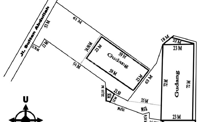 1334. Gudang Jl Sultan Abdullah Makassar Sulawesi Selatan