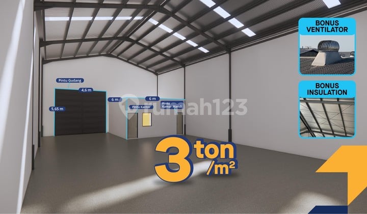 Gudang Gip - District Tetra 3, Sidoarjo