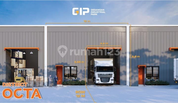 Pergudangan Gedangan Industrial Park District Octa, Sidoarjo