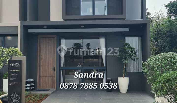 Dijual Rumah Baru BSD Modern 2 lantai DP bisa 0%