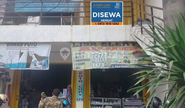 Disewakan Ruko Lantai 2 dekat Pasar Arinda Pondok Aren Tangsel