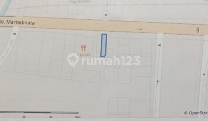 Dijual Rumah "Hitung Tanah" di Jalan Re Martadinata Kota Yogyakarta