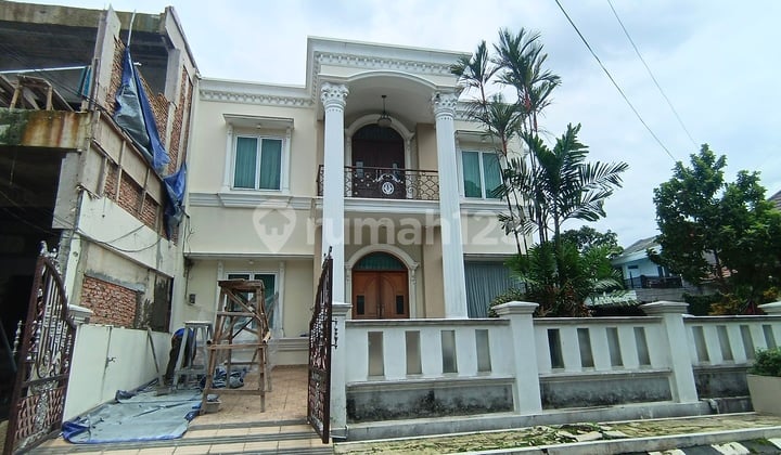 2-Story Corner House with Swimming Pool in Villa Bintaro Regency Pondok Aren South Tangerang LT 279M2 Cash Only