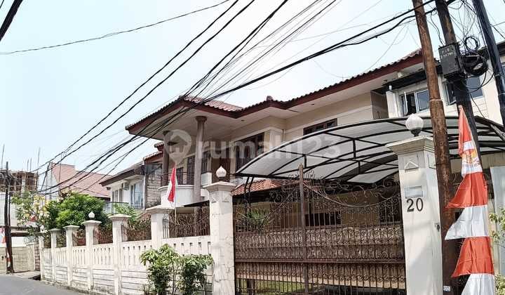 Rumah Murah 2 Lantai di Jl Warga Raya Pejaten Barat Jakarta Selatan LT 509M2 Cash Only