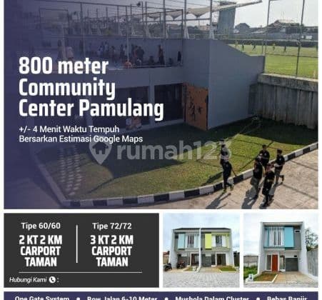 Rumah 2 Lantai di Pamulang Dekat Gaplek dan Unpam