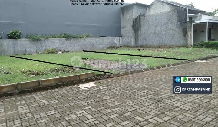 Kavling Siap Bangun SHM di Cimahpar Kota Bogor Utara