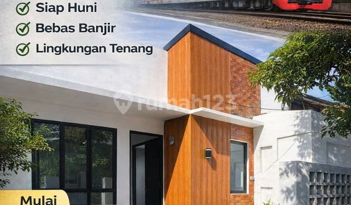 Jual Rumah Dekat Stasiun KRL Bogor SHM Asri dan Nyaman