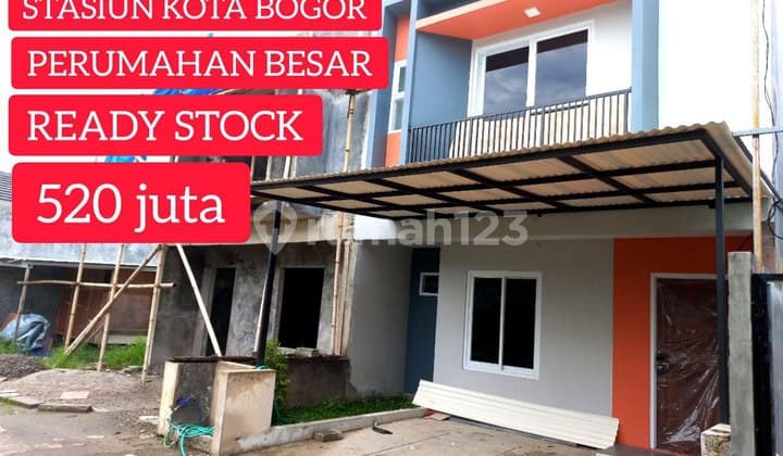 Rumah 2 Lantai Baru di Laladon Dekat Stasiun Bogor