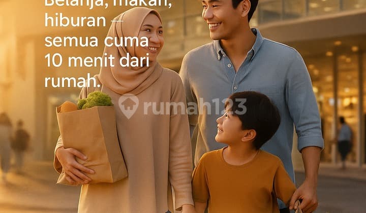 Jual Rumah dekat Stasiun dan AEON BSD SHM