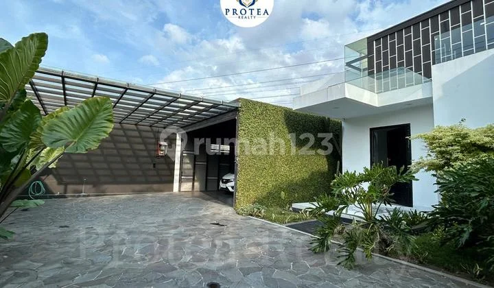 Dijual Rumah Modern Minimalis dengan Pemandangan Gunung Fully Furnished
