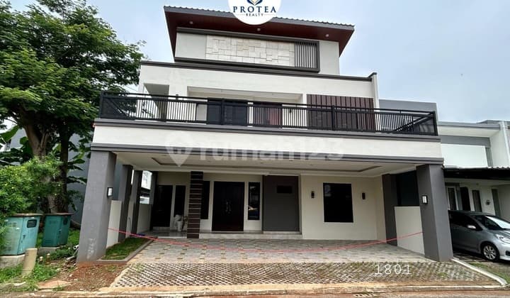 Rumah Modern Kontemporer, Dekat Stasiun Cisauk & Tol Serbaraja, BSD