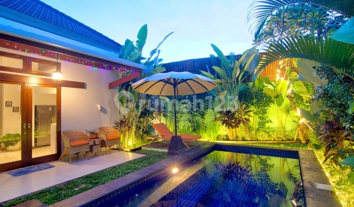 Turun Harga! Villa Cantik Siap Huni Dekat Pantai Saba Gianyar