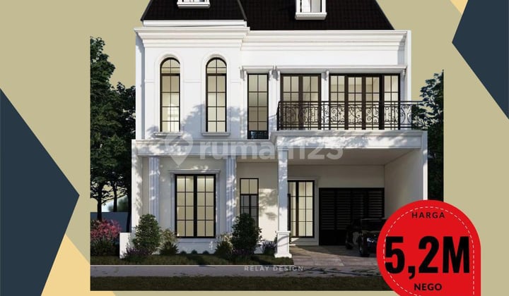 Rumah Baru, Mewah Bintaro Tangerang Selatan, Bbs Banjir, S. Pool