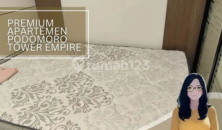 Disewa Unit Apartemen Luxury Podomoro Empire Medan Type 2 Bedroom