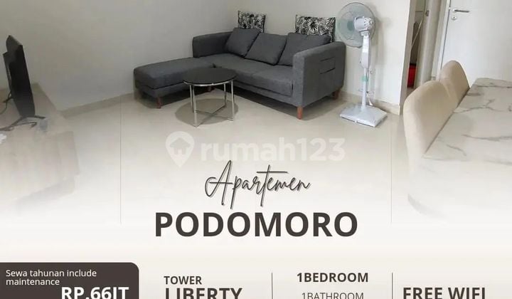 Disewa Apartment Podomoro Medan Tower Liberty Lt 12
