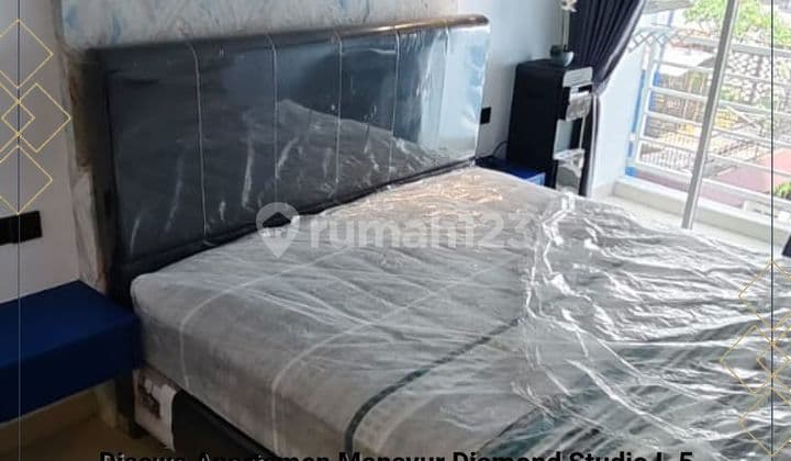 For Rent: Mansyur Diamond Studio Type Apartment, 5th Floor