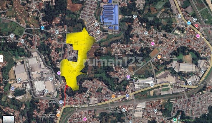 4.78 Hectares of Land in Kutajaya, Near Bocimi Cicurug Toll Road Access