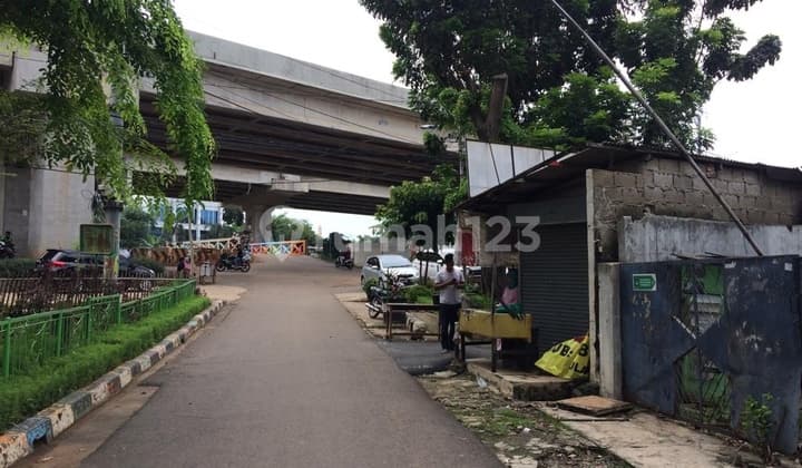 House / Business place for sale very cheap near Kalimalang campus, East Jakarta.