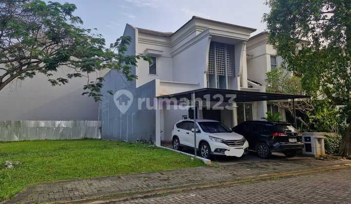 Disewakan rumah cluster Sheffield Greenwich Park BSD lokasi strategis ramai dekat pusat kuliner gading serpong dan sekolah saint john kondisi rapi bersih siap huni