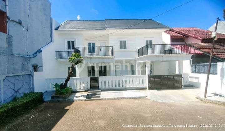 Rumah Full Baja! Cluster, 5 KT Serpong Utara, Siap Transaksi, Seperti Baru.