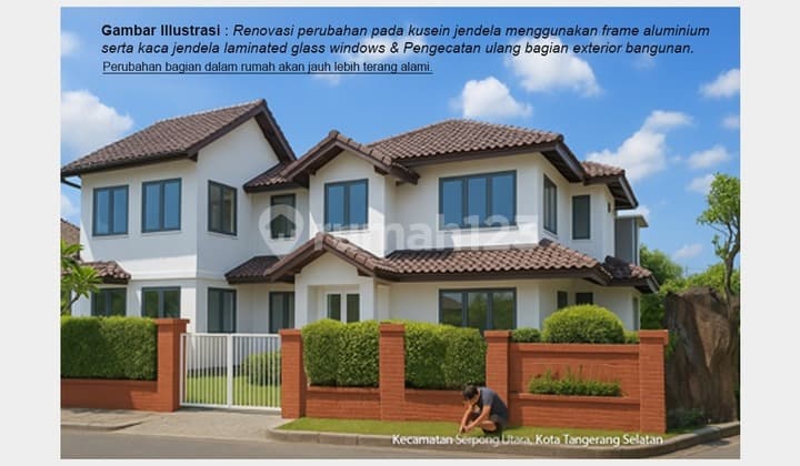 Rumah Bebas Banjir di Serpong Villa Melati Mas