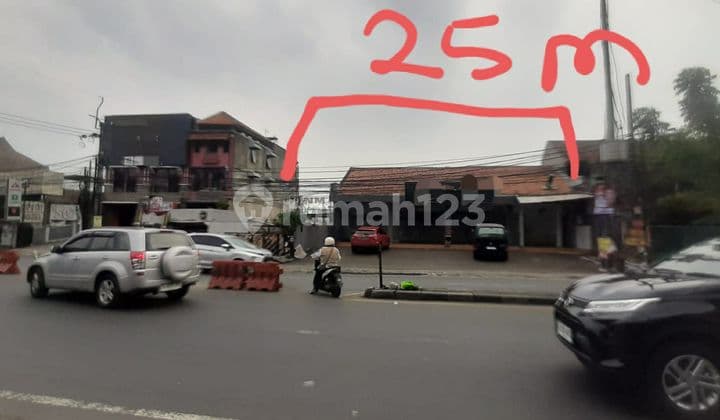 Jual tempat usaha pinggir jalan Ir H Juanda dekat Pondok Indah