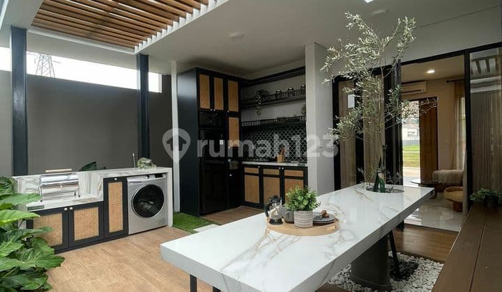 Jual rumah baru nempel BSD fasilitas cluster pool, danau, taman 7 ha