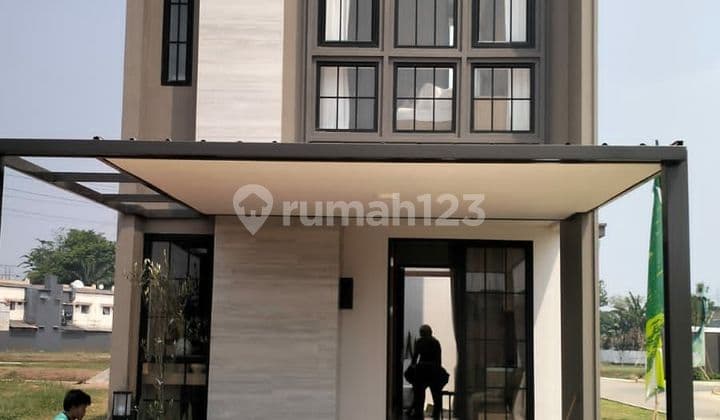 Jual rumah baru nempel BSD fasilitas cluster pool, danau, taman 7 ha