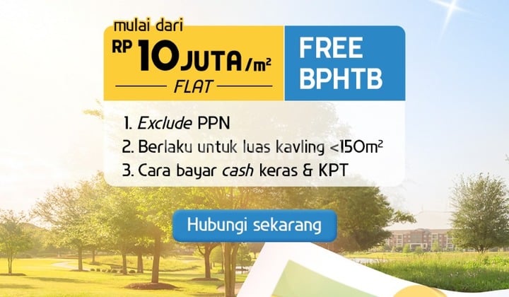 Jual Tanah di BSD Vanya Park, bisa Cicil ke Bank, Luas 90-150M2