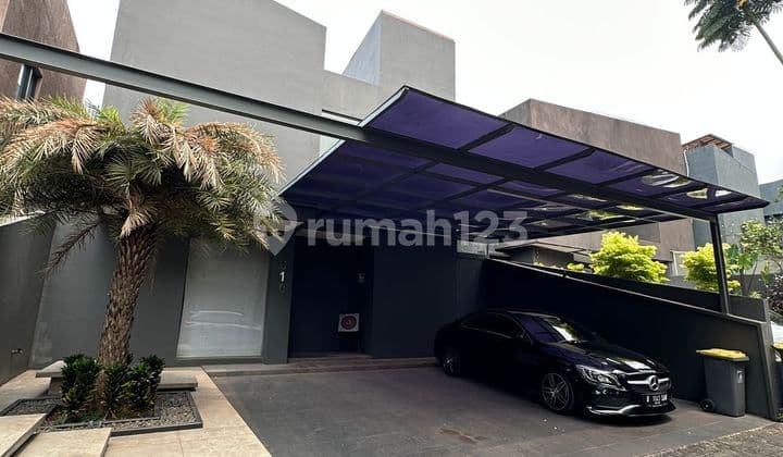 Rumah modern terawat siap huni dlm town house elit di veteran