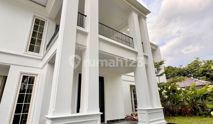 Rumah Mewah Bangunan Baru Design Classik Modern Siap Huni Di Kuningan