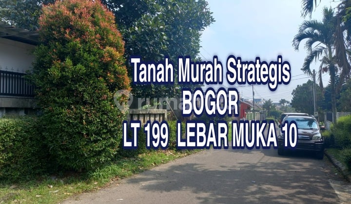 Tanah S H M Dijual Murah Bogor Dekat Jalan Pajajaran Sukasari 5 Menit Tol Jagorawi