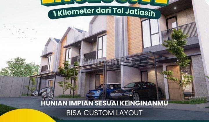 Rumah 2 Lt Di Komsen Jatiasih Bekasi 700 Jutaan 5 Menit Ke Tol