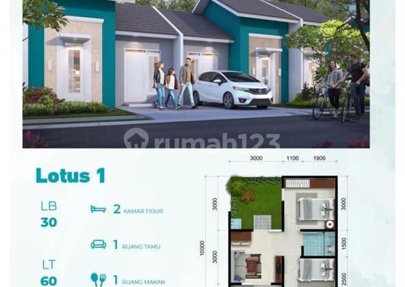 New Building House in Citraindah City Bukit Teratai Cibubur Housing Estate