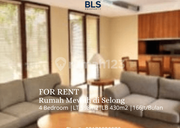 FOR RENT House Bright House With Nice Lay-Out & Beautiful Garden