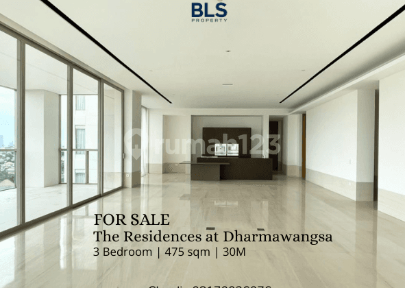 FOR SALE Apartment The Residences at Dharmawangsa 3 Bedrooms