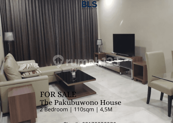 Dijual dan Disewakan Apartemen The Pakubuwono House 2 Kamar Tidur