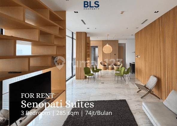 FOR RENT Apartemen Senopati Suites 3BR