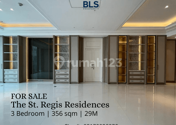 FOR SALE Apartment The St. Regis Residences 3BR