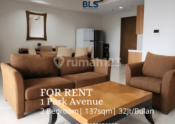 For Rent Apartment 1 Park Avenue 2Bedroom