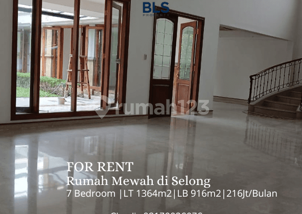 FOR RENT Luxury House in Selong, Kebayoran Baru