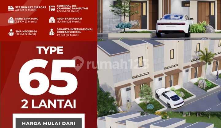Rumah Baru Di Kampung Artis Residence Cipayung Jakarta Timur
