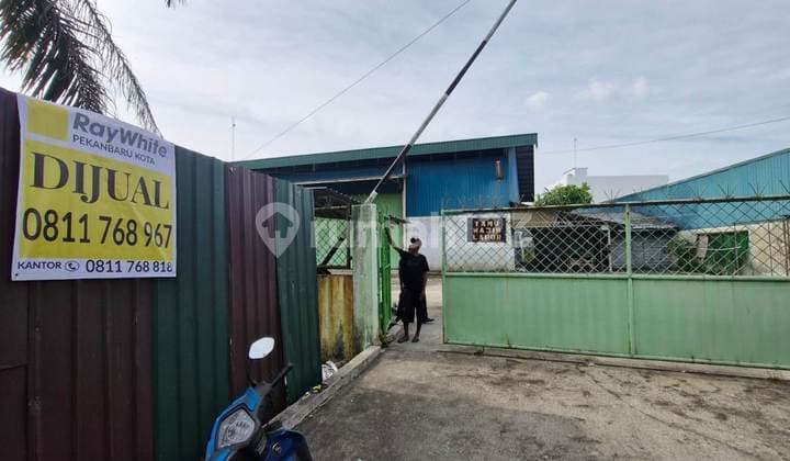 For Rent Warehouse and Land Strategic Location Jl. SM. Amin Near Pekanbaru City Center