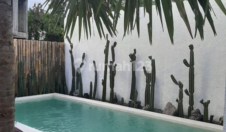 Guesthouse Bertema Santorini di Pusat Turis Canggu