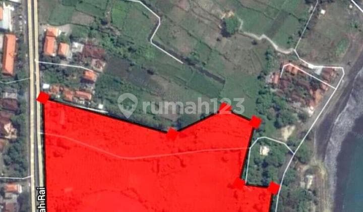 Tanah Lokasi Pinggir Jalan Utama Pantai Matahari Terbit Sanur
