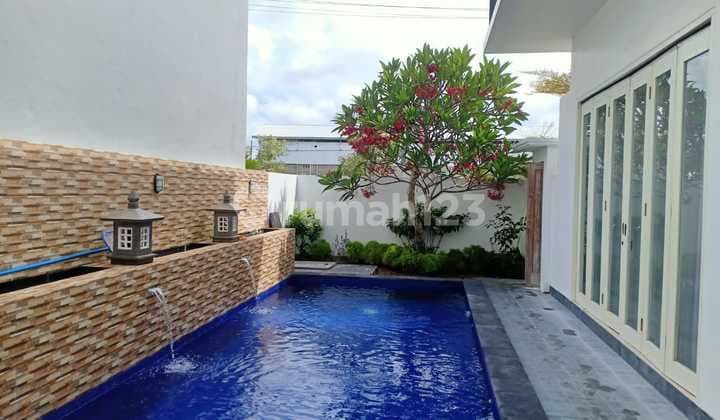 Dijual Rumah Semi Villa Furnished View Sawah Denpasar
