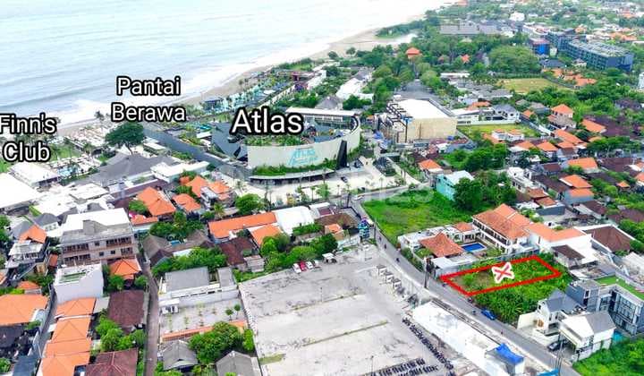 Dijual Tanah Prime Lokasi Dekat ke Pantai Berawa/Finn's & Atlas Beach Club